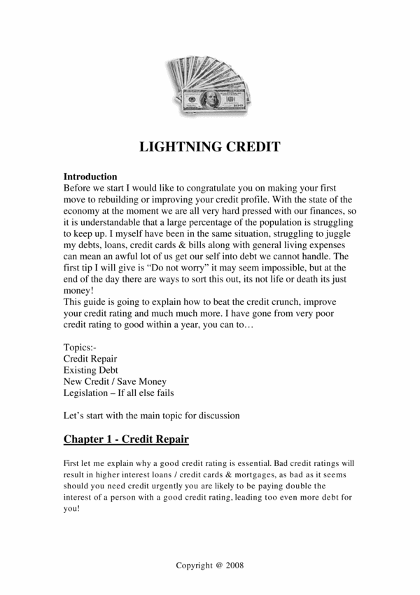 Product picture Credit Repair Ebook